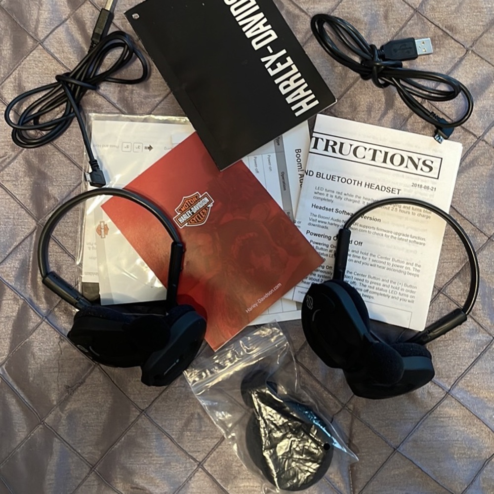 1 Pair of BOOM Audio headsets